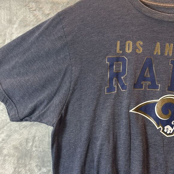 NFL Los Angeles Rams Football soft Blue Short Sleeve TShirt Size XL - Picture 5 of 6